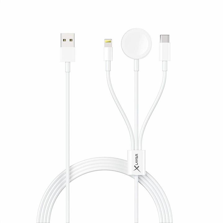 Actual product image Xlayer 3 in 1 Multicharger USB-Cable (1.50 m)