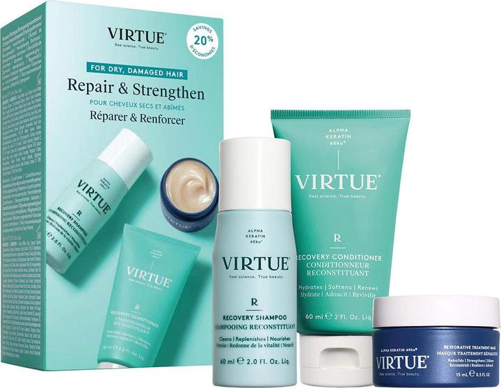 Image du produit Virtue Labs Kit de découverte de la récupération (Kit de soins capillaires)