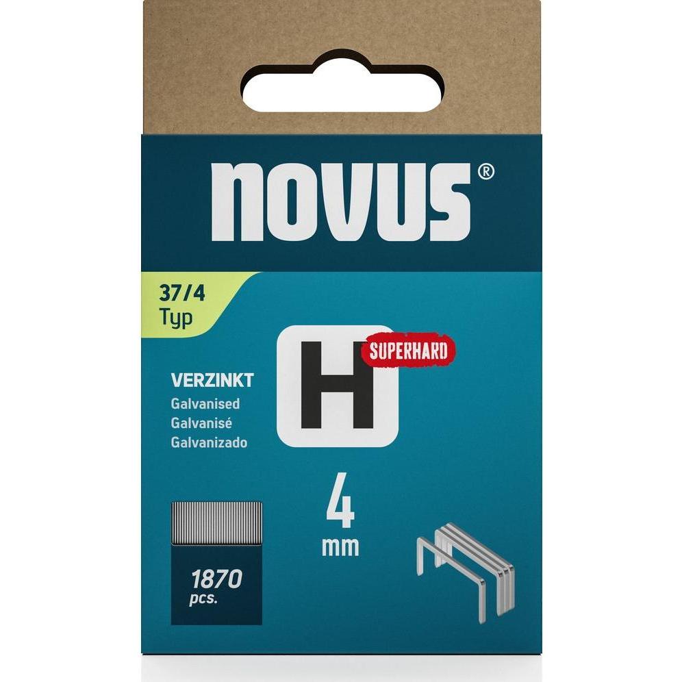Thumbnail - Novus, Tackerklammern + Tackernägel, Feindrahtklammern H 37 4mm Super Hard
