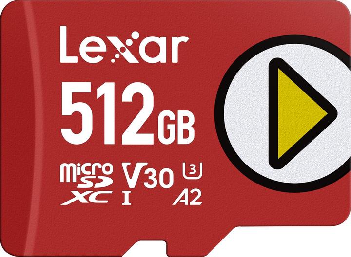 Produktbild Lexar Play (512 GB, microSDXC, U3, UHS-I)