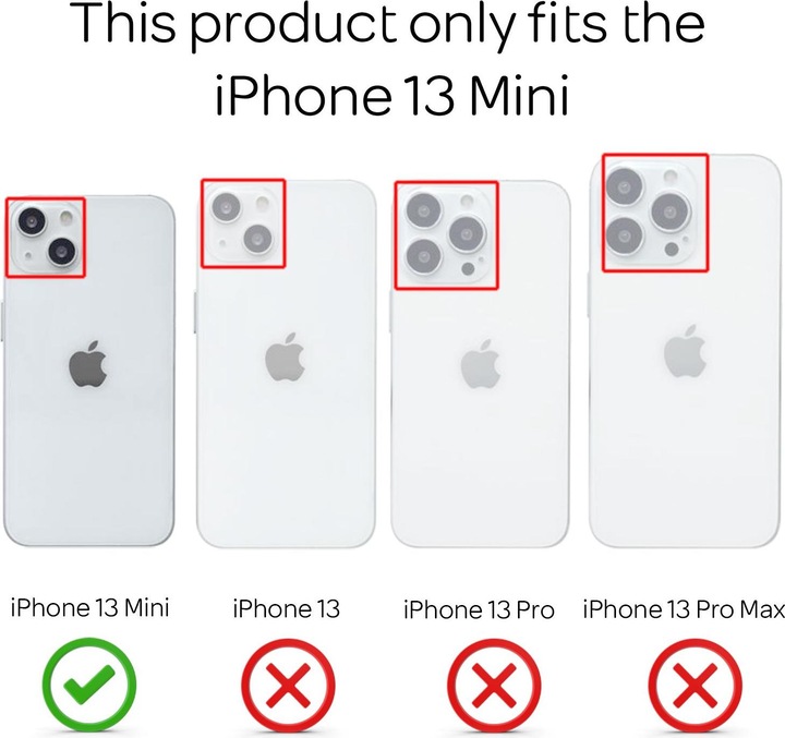 Actual product image Nalia Ultra Thin Hardcase (Apple iPhone 13 mini)