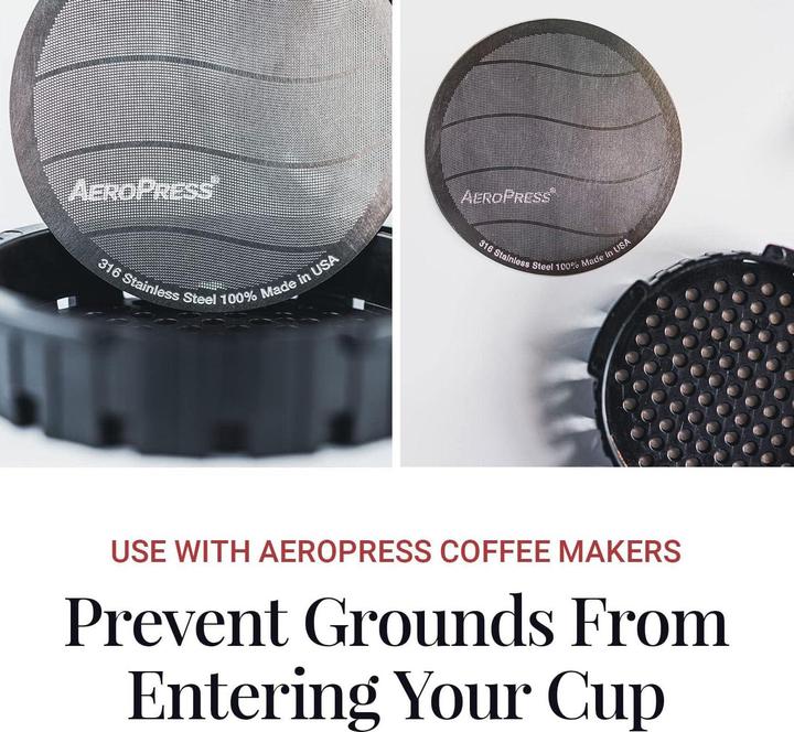 Actual product image Aeropress Stainless steel filter