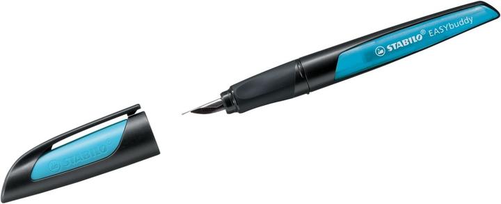 Image du produit STABILO Stylo scolaire EASYbuddy avec plume standard (Noir/Bleu clair, 1 x)