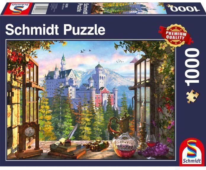 Actual product image Schmidt Spiele View of the fairytale castle (1000 pieces)