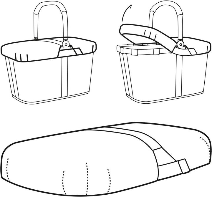 Actual product image reisenthel carrybag - Einkaufskorb mit Cover