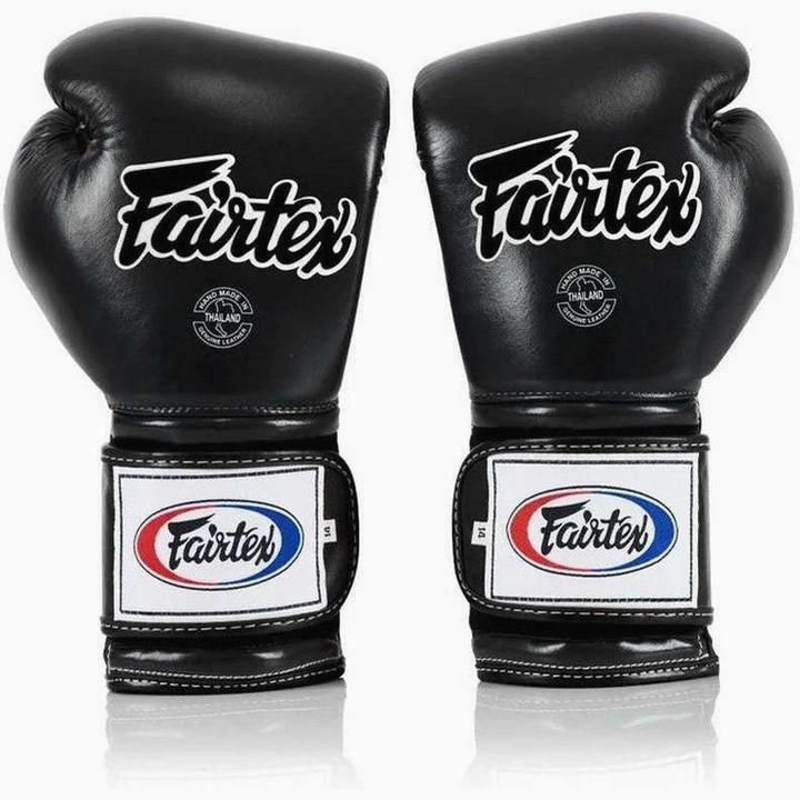 Fairtex Boxhandschuhe Mexican Style BGV9 Schwarz (16 OZ)