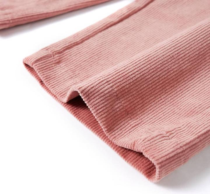 Immagine prodotto VidaXL Pantaloni da bambino in velluto a coste rosa antico 128,Materiale: 90 % cotone. 8 (128)
