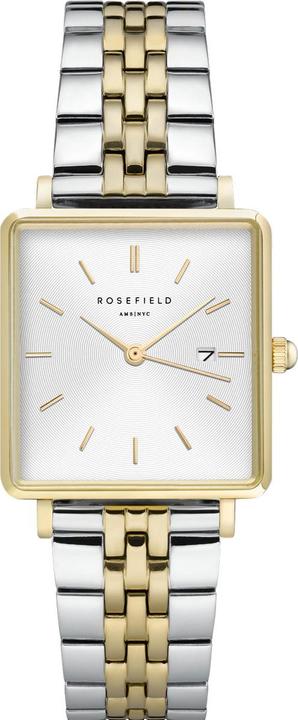 Produktbild Rosefield The Boxy White Sunray Silver Gold (Analoguhr, 26 mm)