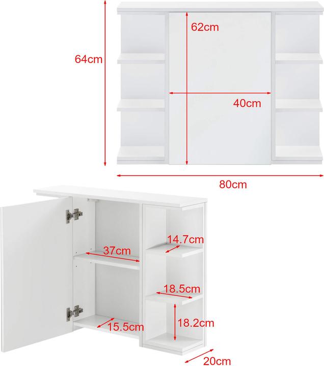 Immagine prodotto En.Casa Harstad (80 x 20 x 64 cm)