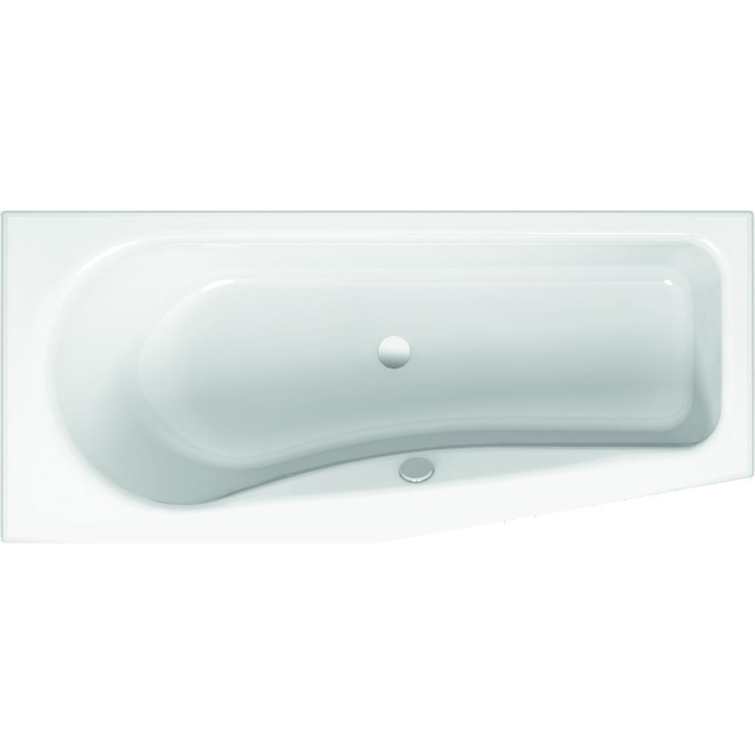 Bette, Badewanne, Luna Raumsparwanne, 170x75x45cm, 2760, rechts (170 cm, 75 cm)