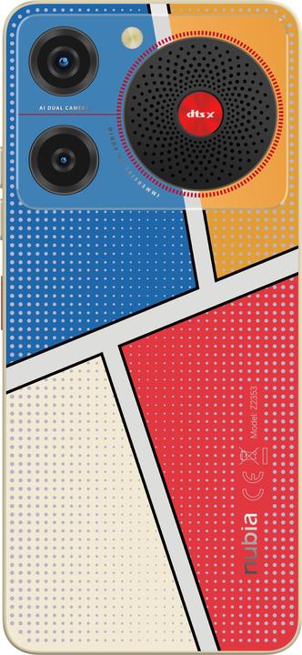 Produktbild ZTE Nubia Music Pop Art (128 GB, Mehrfarbig, 6.60", Dual SIM, 4G)