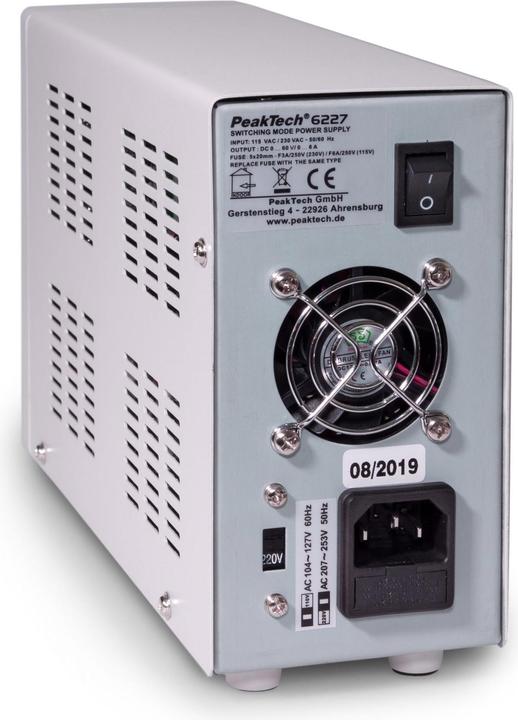 Image du produit Peaktech P 6227 Alimentation à découpage