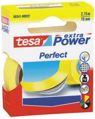 Actual product image tesa EXTRA POWER PERFECT fabric tape, fabric-reinforced duct tape (19 mm)