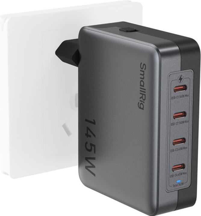 Produktbild SmallRig 145W 4-Port PD Power Adapter (EU Standard) 4748 (145 W, 4 Ports)