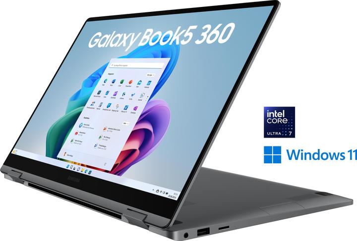 Image du produit Samsung Galaxy Book5 360 (15.60", Intel Core Ultra 7 256V, 16 Go, 512 Go, DE)