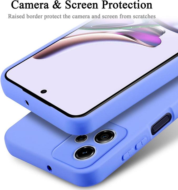 Actual product image Cadorabo Case for Motorola Moto G13 / G23 TPU in liquid protection silicone design (Motorola Moto G13, Motorola Moto G23)