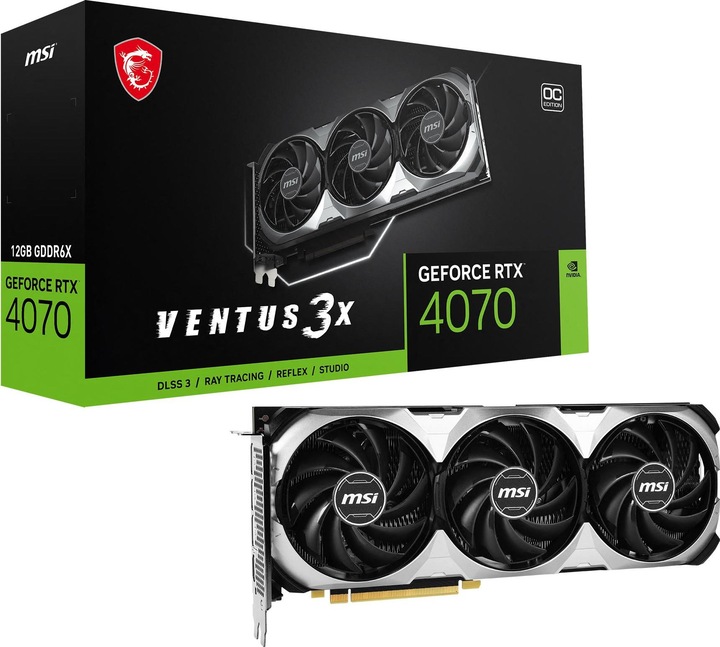 Produktbild MSI GeForce RTX 4070 VENTUS 3X OC (12 GB)
