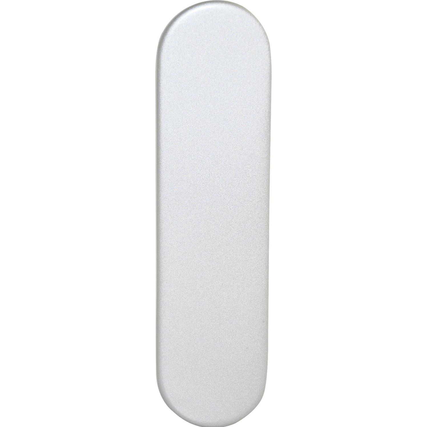 BKS, Türgriff + Fenstergriff, Blindschild (Türschild) für aussen rund H+S Türbeschlag EN179 silber eloxiert (Türschild)