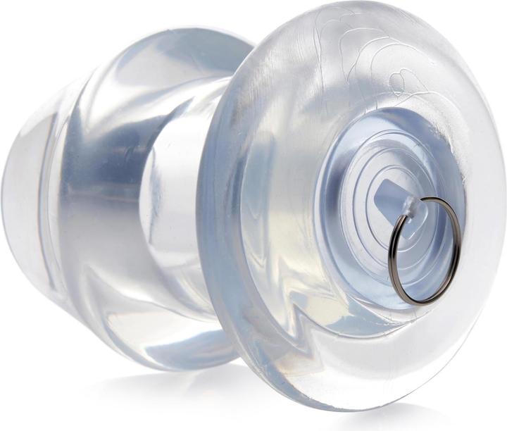 Image du produit Master Series Plug anal transparent creux avec bouchon