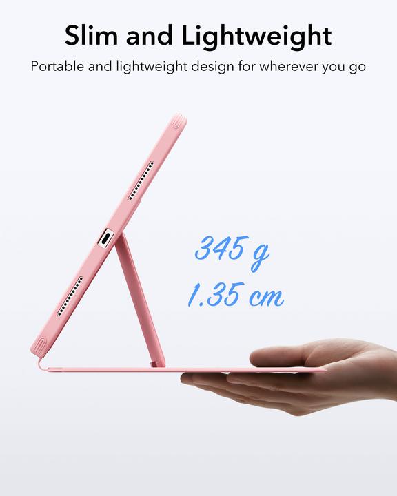 Actual product image ESR - Flip Hybrid (with Pencil Holder) - iPad 10 (2022) 10.9 / 11 (2025 - Pink