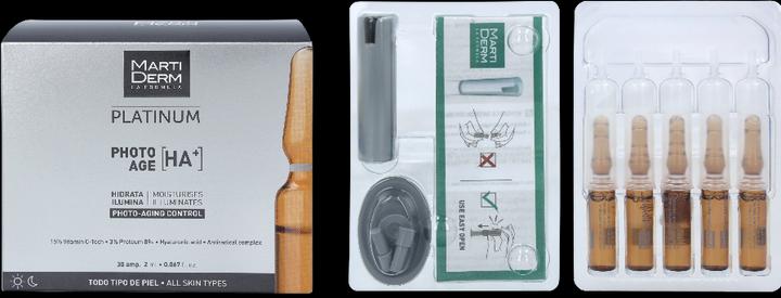 Image du produit Martiderm Platinum Photo-Age 30 ampoules x 2ml (60 ml)