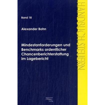 Mindestanforderungen und Benchmarks ordentlicher Chancenberichterstattung im Lagebericht, Fachbücher