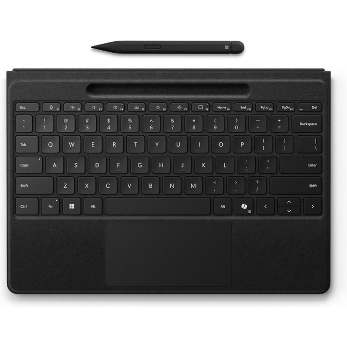 Microsoft Surface Pro Flex Keyboard for business mit Slim Pen (Francese, Senza fili), Tastiera, Nero