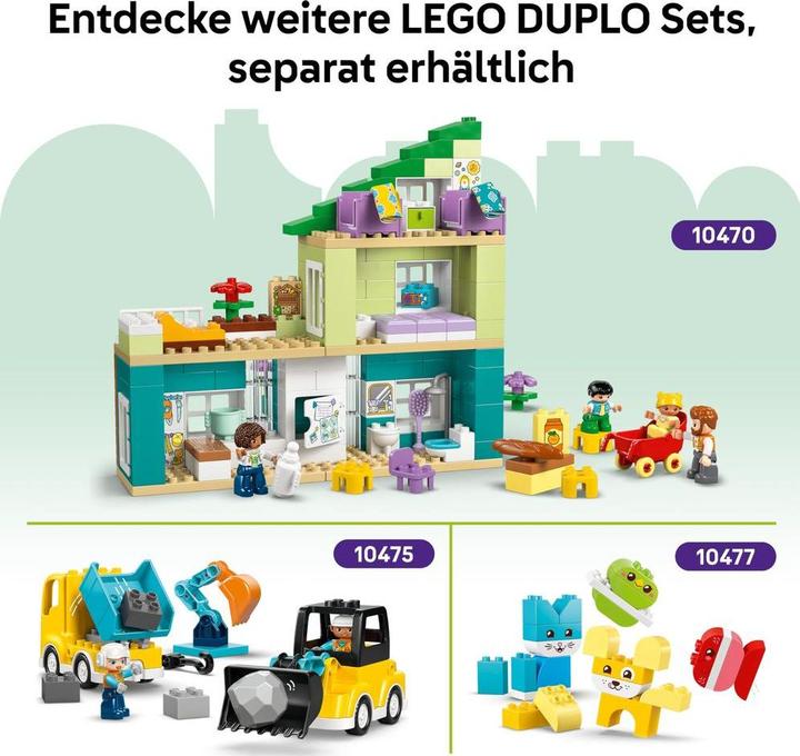 Image du produit LEGO Baustelle mit Baufahrzeugen – 3-in-1-Set (10476)