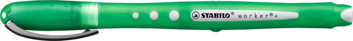 Produktbild STABILO worker+ colorful Tintenroller (Rot, Schwarz, Grün, Blau, 4 x)