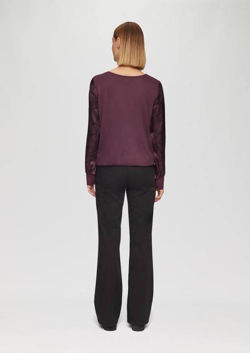 Actual product image S.Oliver T-Shirt Shirt im Fabricmix mit Raff-Details (42)