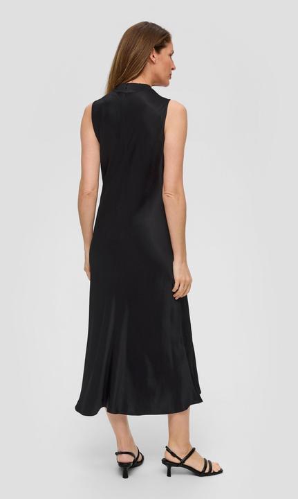 Actual product image s.Oliver Kleid Satinkleid mit Wasserfallkragen (34)