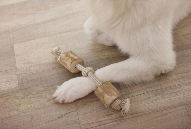 Produktbild Kerbl Hundespielzeug - Hundeknochen - aus Kaffeeholz