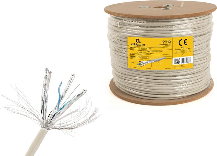 Actual product image Gembird SPC-6A-LSZHCU-SO SFTP so (S/FTP, CAT6a, 305 m)