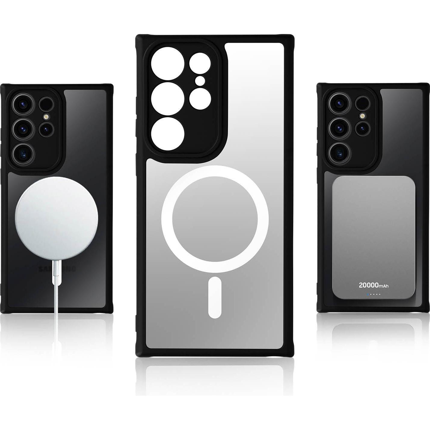 Thumbnail - Avizar Crystal Series (Samsung Galaxy S23 Ultra), Smartphone Hülle, Schwarz