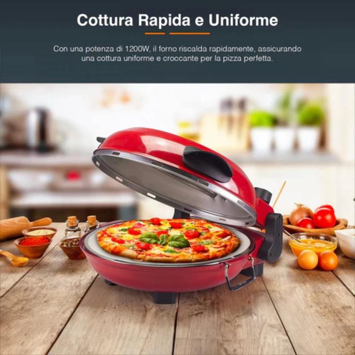 Immagine prodotto DCG Eltronic MB2300 macchina e forno per pizza 1 pizza(e) 1200 W Rosso