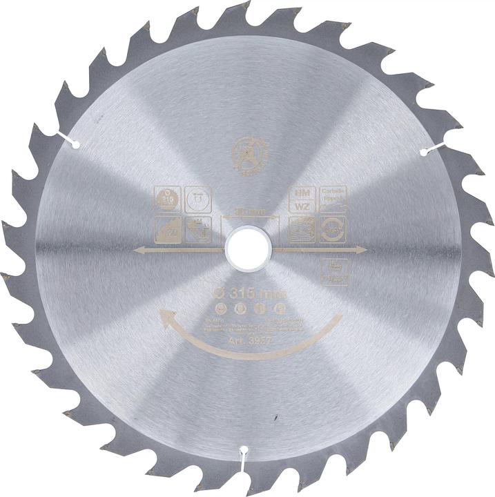 Produktbild BGS Hartmetall-Kreissägeblatt Ø 315 x 30 x 3,0 mm 30 Zähne