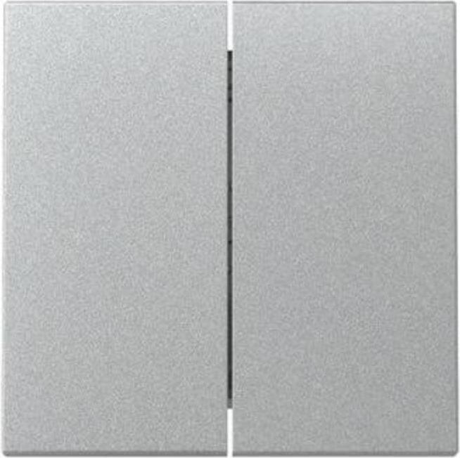 Actual product image Gira Rocker 2f System 55 F aluminium 329526