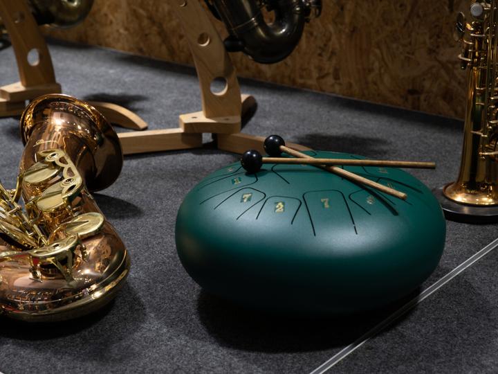 Image du produit Dimavery TD-12, Steel Tongue Drum, vert