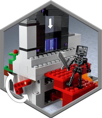 Produktbild LEGO Das zerstörte Portal (21172, LEGO Minecraft)