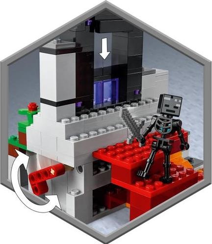Actual product image LEGO The destroyed portal (21172, LEGO Minecraft)