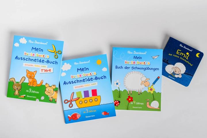 Produktbild Mein kunterbuntes Ausschneide-Buch (Deutsch, Nico Sternbaum, 2018)