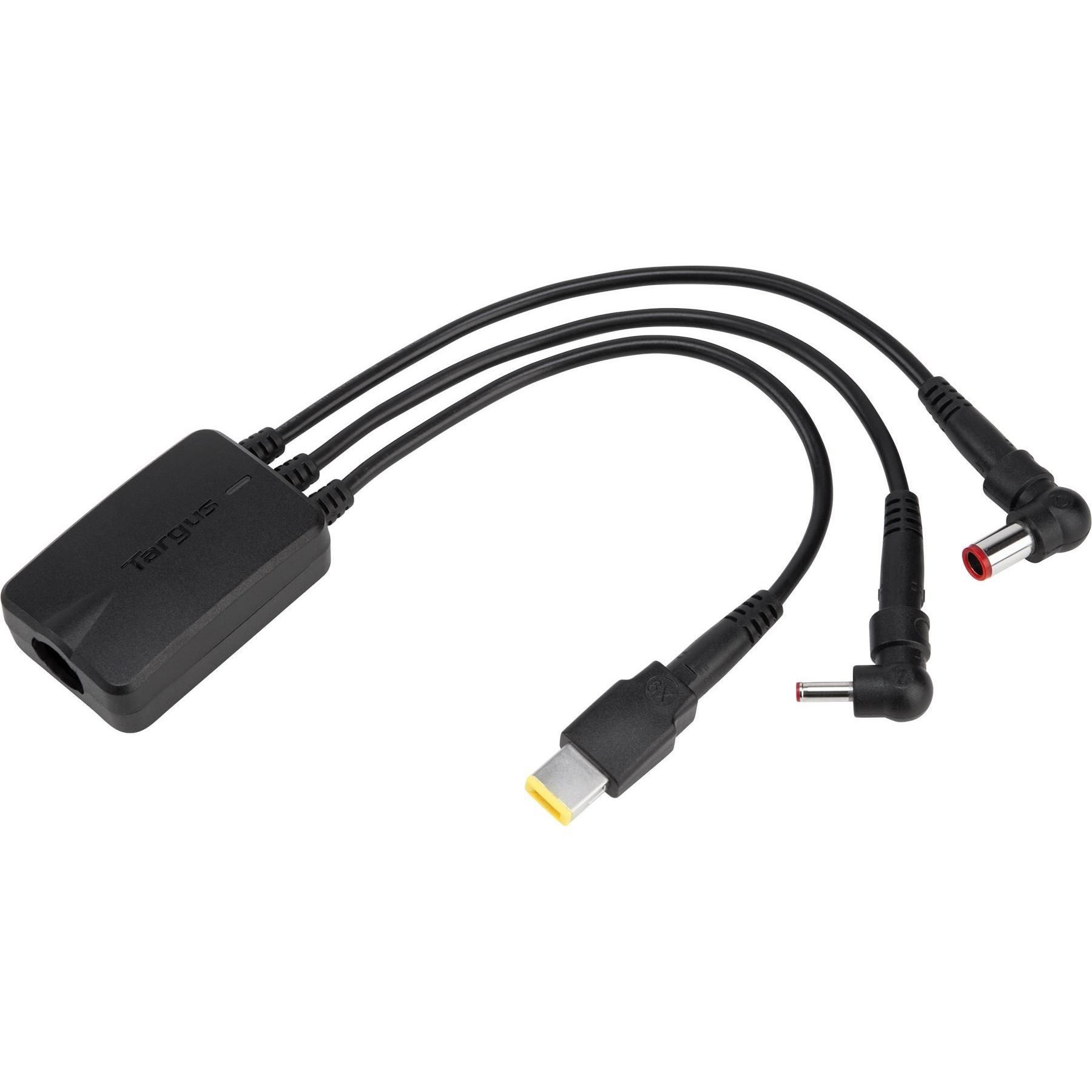 Thumbnail - Targus 3Way DC Charging Hydra Kabel, Notebook Netzteil, Schwarz
