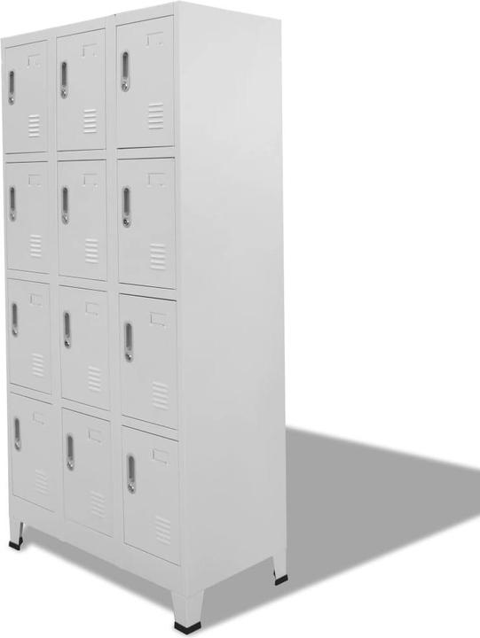 Actual product image vidaXL Rey (Mit 12 Schliessfächern) (45 x 90 x 180 cm)