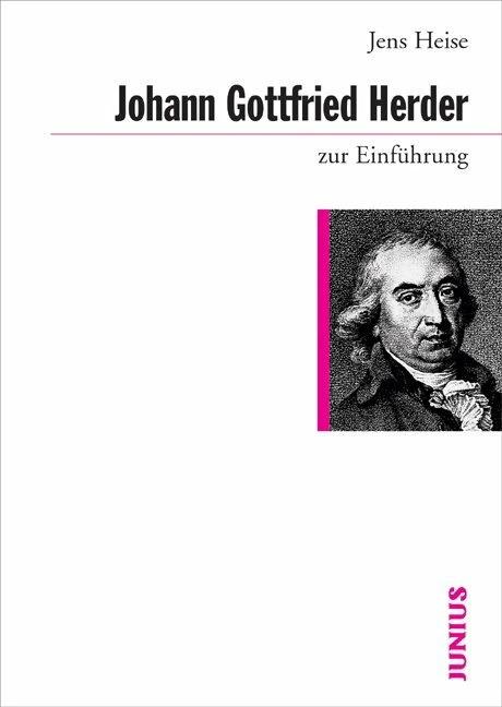 Produktbild Johann Gottfried Herder zur Einführung (Deutsch, Jens Heise, 2022)
