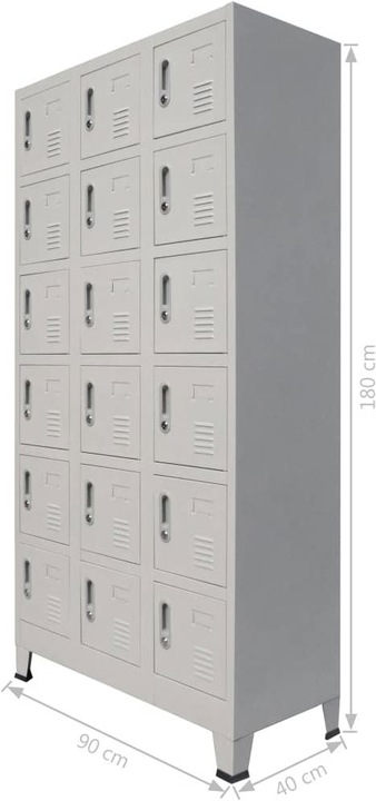 Actual product image VidaXL Davin (90 x 40 x 180 cm)