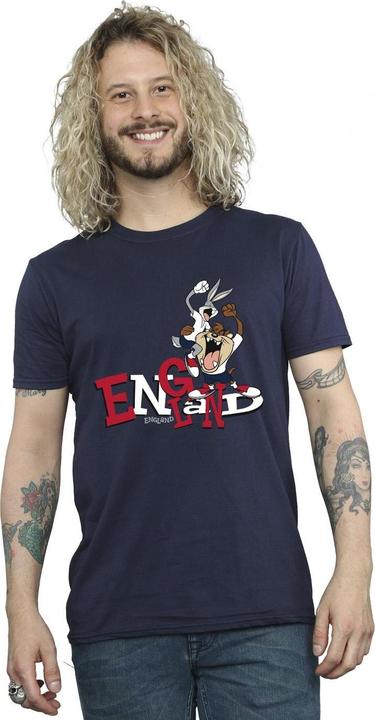 Image du produit Looney Tunes - T-shirt BUGS & TAZ ENGLAND - Homme (3XL)