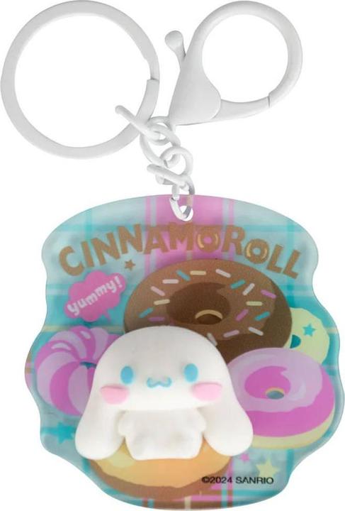Actual product image Sanrio 3D Cinnamoroll Keyring