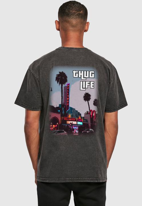Produktbild Merchcode Grand Thug Life Acid Washed Heavy Oversize Tee - 118069 (S)