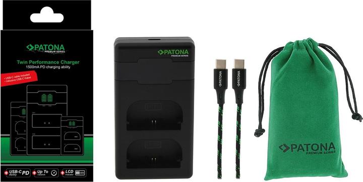 Image du produit Patona Premium Twin Charg. Nikon EN-EL15 (Chargeur de batterie d'appareil photo)