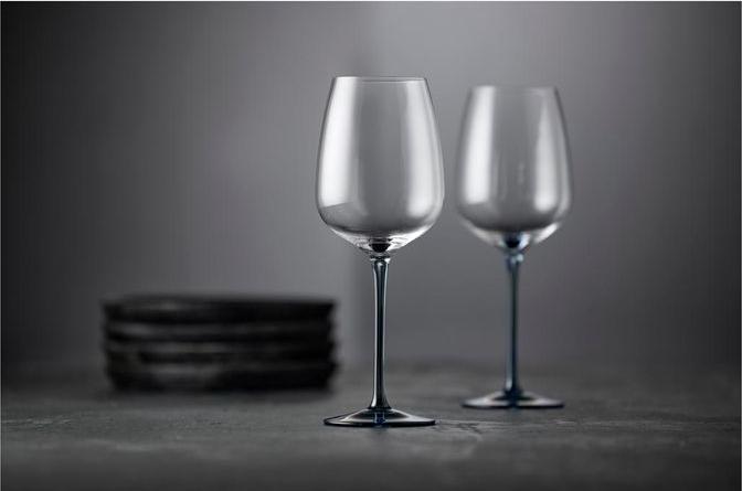 Produktbild Lyngby 50 cl - Glas - Blå (53 cl, 4 Gläser, Weingläser Set)
